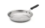 image of Vollrath 672112 Wear-Ever Fry Pan, 12" Dia., Aluminum, Natural Finish, Riveted Handle