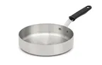 image of Vollrath 672150 Wear-Ever® Sauté Pan, 5 Qt (4.7 L), 12" Dia., Aluminum, Natural, Silicone Handle