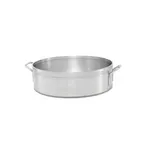 image of Vollrath 68218 Brazier, 18-Quart, 16" Dia. x 5-3/8" Depth, 3004 Aluminum, NSF Certified