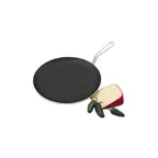 image of Vollrath 68530 Griddle, 12" Dia., Aluminum with SteelCoat X3 Non-Stick Coating, Riveted Handle
