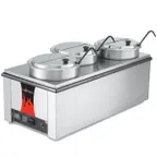 image of Vollrath 72788 Cayenne® 4/3 Rectangular Heat 'N Serve Rethermalizer with Accessory Kit