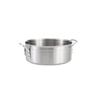image of Vollrath 77761 Tribute 3-Ply Brazier, 14" Dia, 15 Quart, Stainless Steel & Aluminum, Induction Ready