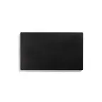 image of Vollrath 8240018 Miramar Template, Blank for Decorative Pans, 12" x 20", Black Thermoset Resin