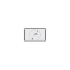 image of Vollrath 8242110 Miramar Template, Night Sky Finish, 21-1/8" x 12-3/4", Plastic, 1 Round Cutout