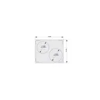 image of Vollrath 8250714, Stainless, 2 Cutouts, 21-1/8" x 25-3/4", For 49425 Brazier & 49418 12" Stir Fry