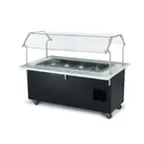 image of Vollrath 97076 76" 4-Series Signature Server® Ada Rectangular Refrigerated NSF7 Food Station Base, (5) Pan