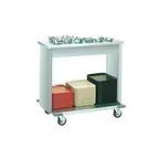 image of Vollrath 99305 Tray & Flatware Cart, 4-Series Signature Server® with Stainless Steel Countertops