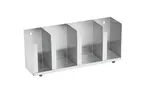image of Vollrath CTL4 Horizontal (4) Section Adjustable Lid Organizer with Straw Holder