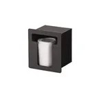 image of Vollrath FML-1 Lid Holder, 1 Column, Horizontal/Vertical, 6-1/2"W x 5-3/8"D x 7-1/4"H, Black Plastic