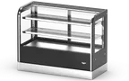 image of Vollrath RDCCB-48 48" Full Service Countertop Refrigerated Display Case with Sliding Glass Door, 2 Shelves