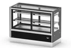 image of Vollrath RDCCB-60SS 60" Self Service Countertop Refrigerated Display Case with Sliding Glass Door, 2 Shelves