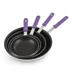 image of Vollrath T400880 Wear-Ever Aluminum Fry Pan, 8" (20 cm), SteelCoat X3, Removable Handle