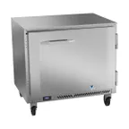 image of Victory VUF36HC 36" 1-Door Undercounter Freezer, Stainless Steel Exterior, 8.69 cu. ft.