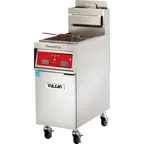 image of Vulcan 1VK65CF PowerFry5™ Full Pot Floor Model Gas Fryer w/ 70-lb Capacity, Built-In Filtration