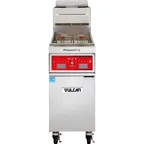 image of Vulcan 1VK85C PowerFry5™ Full Pot Floor Model Gas Fryer w/ 90-lb Capacity, Twin Baskets