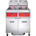 image of Vulcan 2VK45DF 31" Powerfry5™ Multiple Battery Gas Fryer w/ (2) 50-lb Frypots, Filtration System