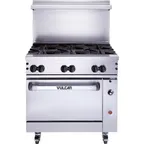 image of Vulcan 36C-6BP-QS-PLATINUM 36" Gas Restaurant Range