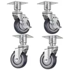 image of Vulcan CASTERS-PLTMNT Set of 4 Adjustable Casters, 6" Overall Height