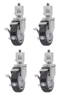 image of Vulcan CASTERS-VULSCR Set of 4 Adjustable Casters, 6" Overall Height