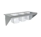 image of Vulcan CONRAIL-72 Condiment Rail, (10) 1/6 Size Pans or (5) 1/3 Size Pans