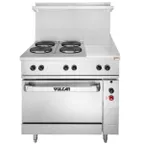image of Vulcan EV36S-4FP12G208 36" Electric Restaurant Range