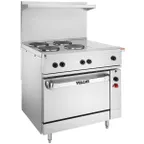 image of Vulcan EV36S-4FP1HT208 36" Electric Restaurant Range