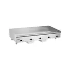 image of Vulcan HEG60E 60" Countertop Electric Griddle with 60" x 24" Surface, 3/4" Steel Plate, Thermostatic Controls