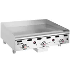 image of Vulcan MSA36-30 36" Countertop Gas Griddle, Snap-Action Thermostat, 30" Deep, 81.000 BTU