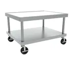 image of Vulcan STAND/C-36 Mobile Equipment Stand w/ Undershelf, 37"W x 24"H, 1/2" Marine Edge
