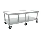 image of Vulcan STAND/C-60 Mobile Equipment Stand w/ Undershelf, 61"W x 24"H, 1/2" Marine Edge