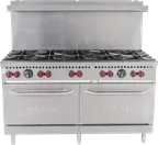 image of Vulcan SX60-10BP-QS-PLATINUM 60" Gas Restaurant Range