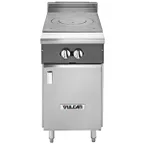 image of Vulcan V1FT18B 18" Gas Heavy Duty Range w/ (1) French Top, Cabinet Base, 25.000 BTU