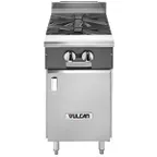 image of Vulcan V2B12B 12" Gas Heavy Duty Range w/ (2) Open Burners, Cabinet Base, 70.000 BTU