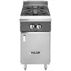 image of Vulcan V2B18B 18" Gas Heavy Duty Range w/ (2) Open Burners, Cabinet Base, 70.000 BTU 