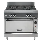 image of Vulcan V4B36F V Series Heavy Duty Range, Gas, 36", Modular