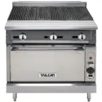 image of Vulcan VCBB36 36" Gas Heavy Duty Range w/ 36" Full Charbroiler, Modular Base, 99.000 BTU