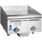 image of Vulcan VCCG24-AS 24" Countertop Gas Griddle, Atmospheric Burners, 1" Steel Plate, 60.000 BTU