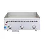 image of Vulcan VCCG36-AR 36" Countertop Gas Griddle, Atmospheric Burners, 1" Chrome Plate, 90.000 BTU