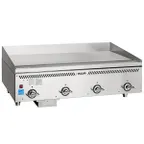 image of Vulcan VCCG48-IC 48" Countertop Gas Griddle, Infrared Burners, 3/4" Composite Plate, 96.000 BTU