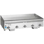 image of Vulcan VCCG60-IR 60" Countertop Gas Griddle, Infrared Burners, 1" Chrome Plate, 120.000 BTU
