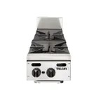 image of Vulcan VHP212 12" Countertop Gas Hotplate with (2) Burners, Infinite Controls, 60.000 BTU