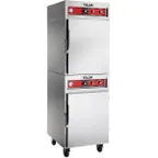 image of Vulcan VRH88 Mobile Cook / Hold Cabinet, Double-Deck, 6xWire Shelves, 16 Pan Capacity