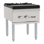image of Vulcan VSP100-QS-PLATINUM 18" (1) Cast Iron Two-Ring Burner Gas Stock Pot Range