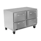 image of Victory VURD48HC-4 48" 2-Section Undercounter Refrigerator w/ 4 Drawers, 14 cu ft