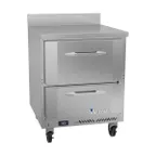 image of Victory VWFD27HC-2 27" 1-Section Worktop Freezer w/ 2 Drawers, 5.8 cu. ft.
