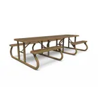 image of Wabash SG122D 10' ADA Side by Side Table, Diamond Pattern, Portable Restaurant Table