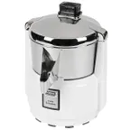 image of Waring 6001C Compact Heavy-Duty Fruit And Vegetable Juice Extractor With Stainless Steel Bowl and Cover And 3600 RPM Induction Motor