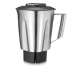 image of Waring CAC138 Blender Container, 48 Oz., with Blade, Stainless Steel