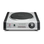 image of Waring WEB300 11" Electric Countertop Hotplate w/ (1) Solid Burner, Thermostatic Controls, 1.3 kW, 120v