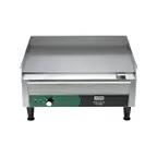 image of Waring WGR240X 28" Countertop Electric Griddle with 24" x 16" Surface, Thermostatic Controls, 240v